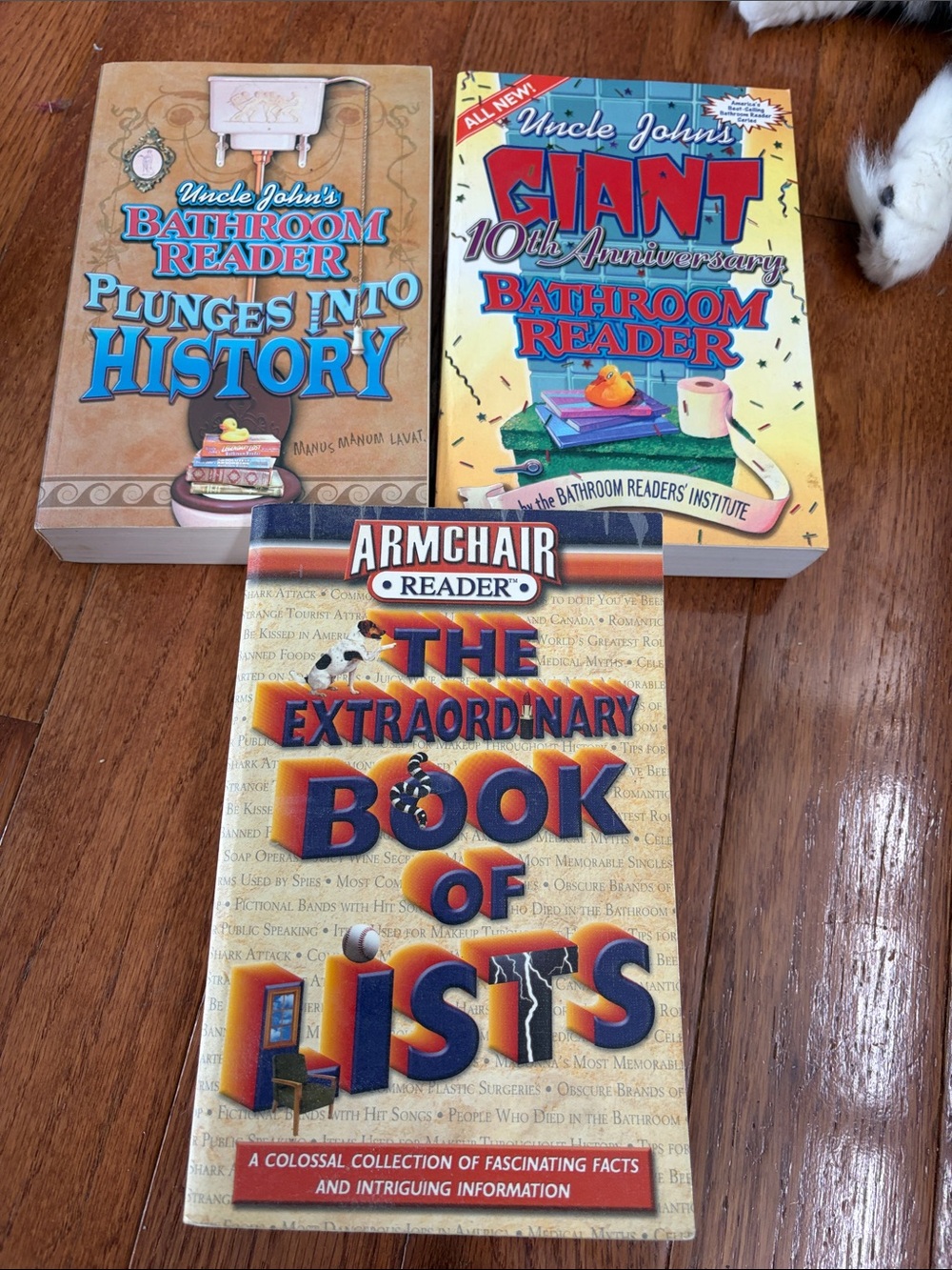 The Extraordinary Book of Lists - Beige Cover bathroom readers